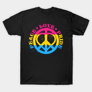 Peace Love Pansexual Pride T-Shirt